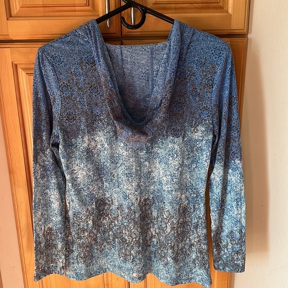 Earth Yoga Tops - Hooded Organic Earth Yoga pullover